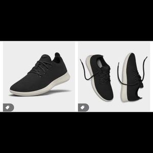 COPY - Men's Wool Runners - True Black (Cream Sole)